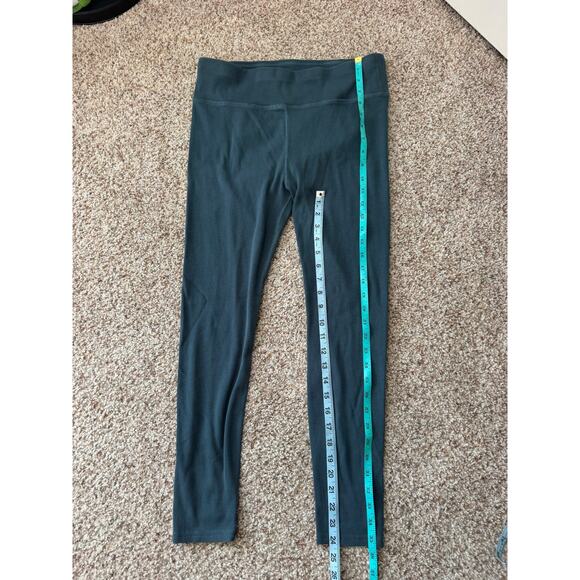 PACT Ribbed Ankle Leggings/pants, XL, Dark Tea/Blue - Picture 4 of 8